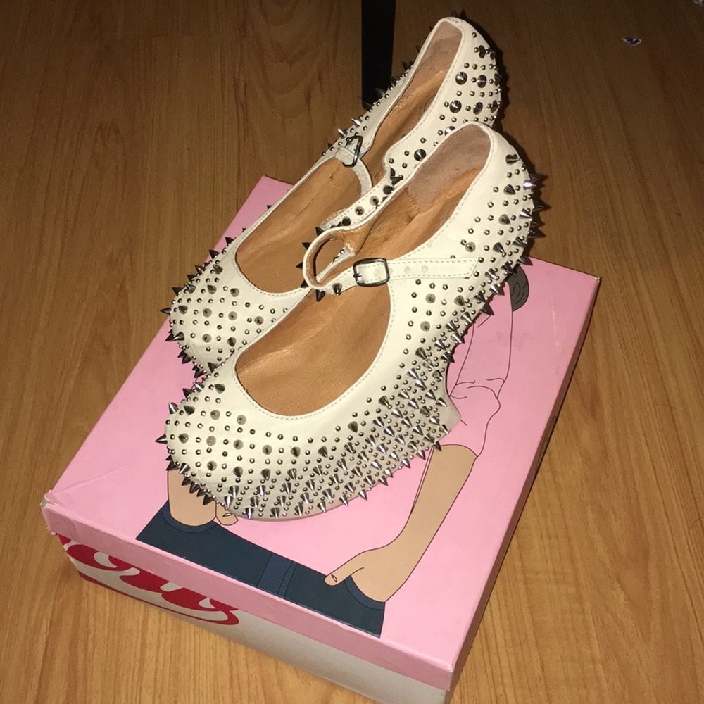 Jeffrey Campbell spiked/ studded pumps